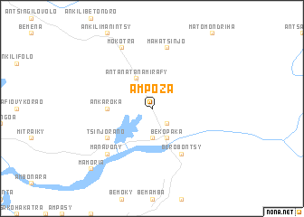 map of Ampoza