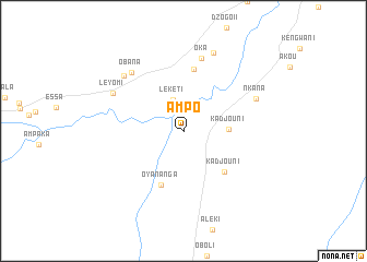 map of Ampo