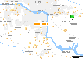 map of Ampt Hill