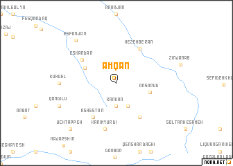 map of Āmqān