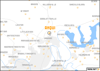 map of Amqui