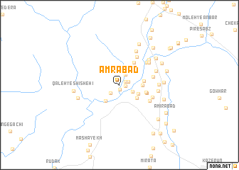 map of Amrābād