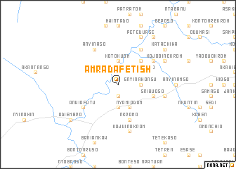 map of Amrada Fetish