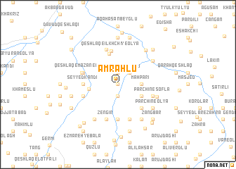 map of Amrāhlū