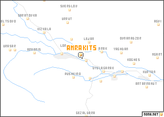 map of Amrakitsʼ