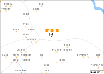 map of Amrana