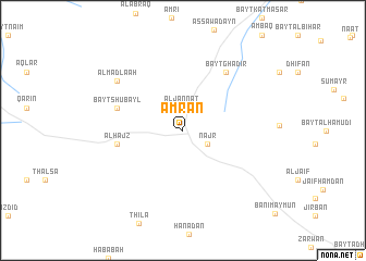 map of ‘Amrān