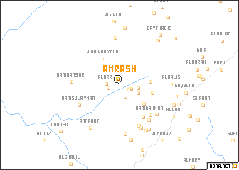 map of Amrash