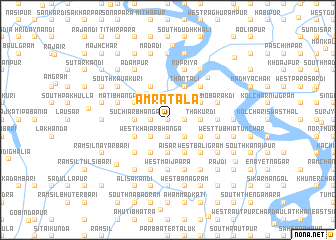 map of Amrātala