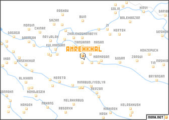 map of Amreh Khal
