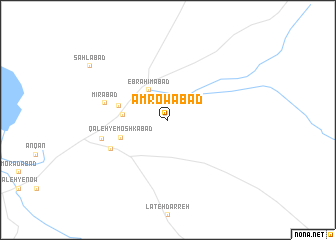 map of ‘Amrowābād