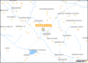 map of ‘Amrūābād