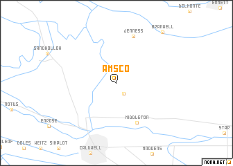 map of Amsco