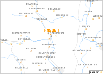 map of Amsden