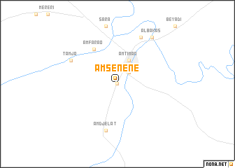 map of Am Sénéné