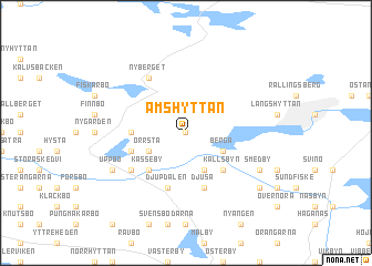 map of Amshyttan