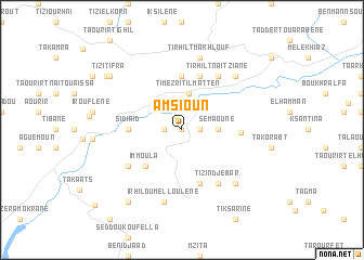 map of Amsioun