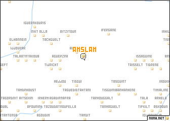 map of Amslam