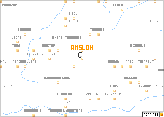 map of Amsloh