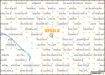 map of Āmsola