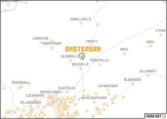 map of Amsterdam