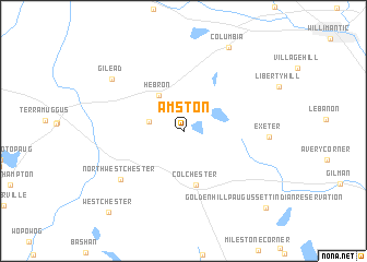 map of Amston