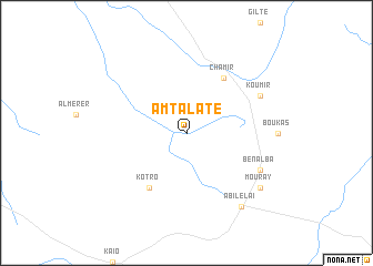 map of Am Talaté