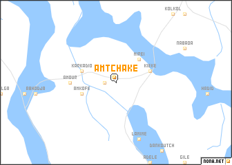 map of Am Tchaké