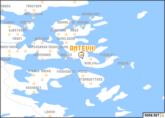 map of Ämtevik