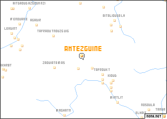 map of Amtezguine