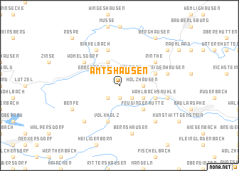 map of Amtshausen