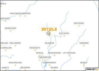 map of Amtuila