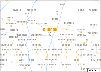 map of ‘Āmūdah