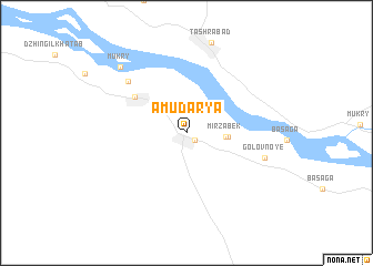 map of Amudar\