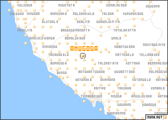 map of Amugoda