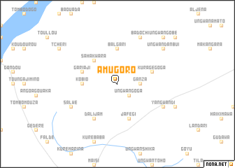 map of Amugoro