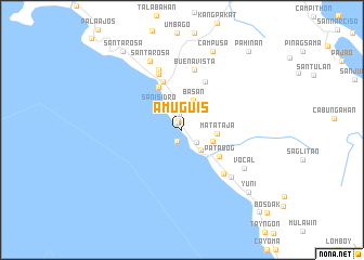 map of Amuguis