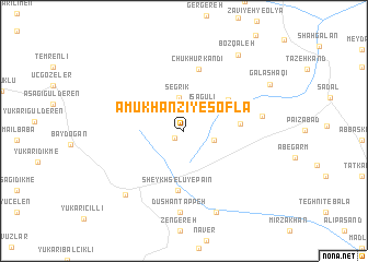 map of ‘Amūkhānzī-ye Soflá