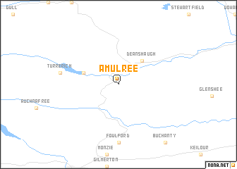 map of Amulree