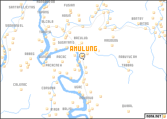 map of Amulung