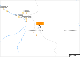 map of ‘Amūm