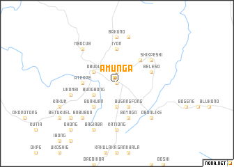 map of Amunga