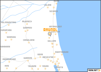 map of Amuñol
