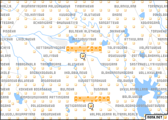 map of Amunugama