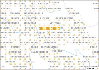 map of Amunugama