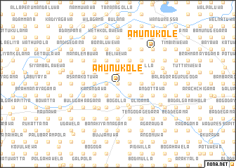map of Amunukole