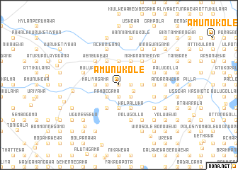 map of Amunukole