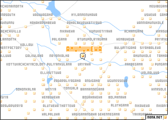 map of Amunuwewa