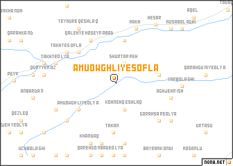 map of ‘Amūowghlī-ye Soflá