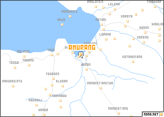 map of Amurang